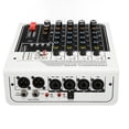 thumbnail image 1 of Professional Mixer Sound Board, 4 Channel  USB  Built in DPS Processor Mini Sound Mixer with Digital Display for Podcast Recording, 1 of 7