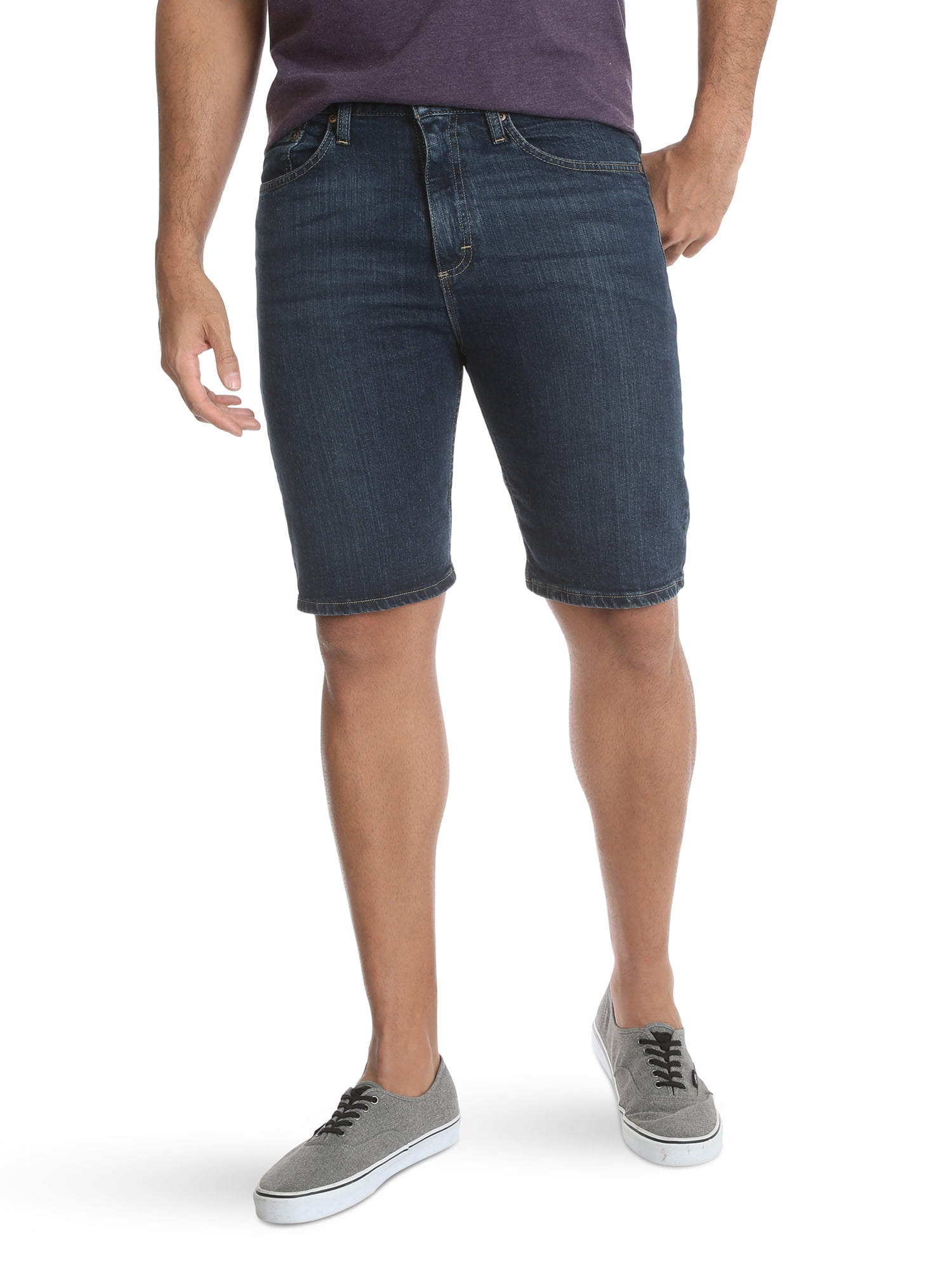 Wrangler Men's 5 Pocket Denim Short, Relaxed Fit
