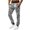 Gray, variant on Vedolay Men Pants Casual Slim Fit Pants Men's Summer and Fashionable Cotton and Linen Trousers Thick Yoga Pants,Gray XL