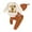 Khaki, variant on Xudanell My First Thanksgiving Baby Boy Outfit Infant Little Turkey Hat Bodysuit Pants Newborn 1st Thanksgiving Outfits(Khaki, 3-6 Months)
