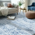 thumbnail image 4 of Pentantan Area Rugs 2'x3', Machine Washable Neutral Geometric Living Room Rug, Soft Moroccan Indoor Carpet for Bedroom, Blue, 4 of 6