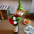 thumbnail image 1 of Venta al por mayor, funda tejida para botella de vino, decoración navideña, bolsa de vino tinto, adornos de champán, juego de vino tinto, 1 of 4