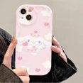thumbnail image 3 of Cartoon Kuromi Hello kitty Purin Soft TPU Case For iPhone 15 14 13 12 11 Pro Max X XR XS 8 7 Plus SE 2020 Silicone Wave Cover, 3 of 5