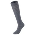 thumbnail image 2 of Lovely Annie Women's 3 Pairs Exceptional Non slip, Cozy and Cool Knee High Wool Socks AFS05 Size 6-9 (Grey, Red, Navy), 2 of 4