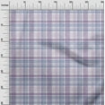 thumbnail image 3 of oneOone Cotton Poplin Purple Fabric Check Craft Projects Decor Fabric Printed By The Yard 42 Inch Wide, 3 of 4