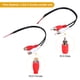 thumbnail image 3 of Uxcell 2 Pcs 8 Pulgadas Abierto RCA 2-Macho 2-Hembra Conector Adaptador a Cable Desnudo de Extremo Abierto de Audio Video RCA, 3 of 6