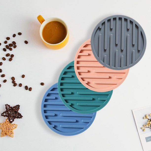 Xihbxyly Ofertas Especiales Del Prime Day Alfombrilla Cocina Antideslizante, Flexible y Resistente Al Calor, Ideal para Proteger Superficies de Utensilios de Cocina Calientes.