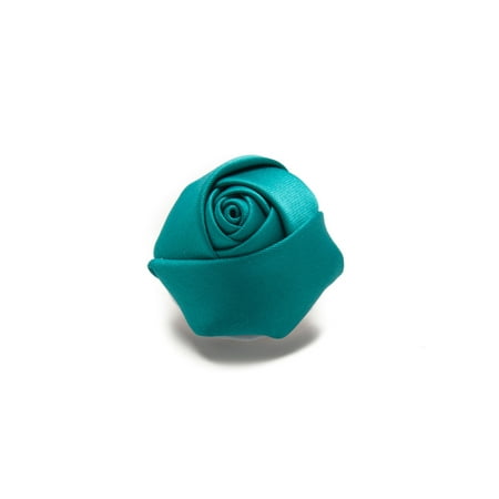 - Jacob Alexander Satin Rose Lapel Flower Boutonniere