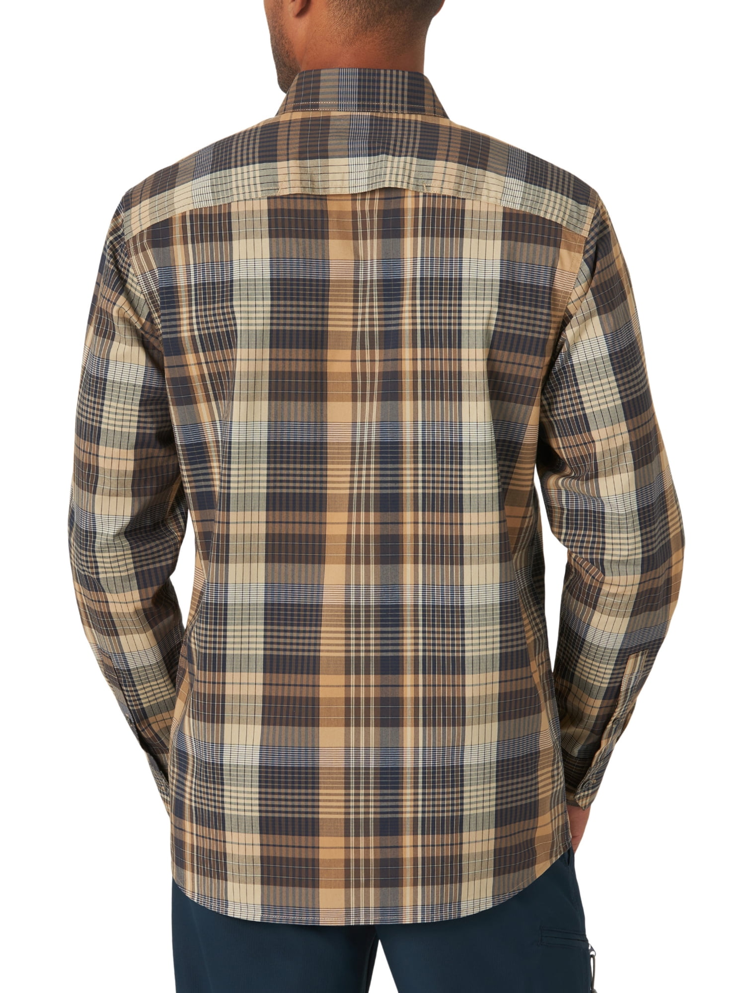 Wrangler Men's Long Sleeve Outdoor Vented Shirt
