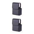 thumbnail image 4 of jesticaly Easy To Close And Open PU Cigarette Case For Business Cards Business Card Case Cigarette Cases Plain black 2Set, 4 of 6