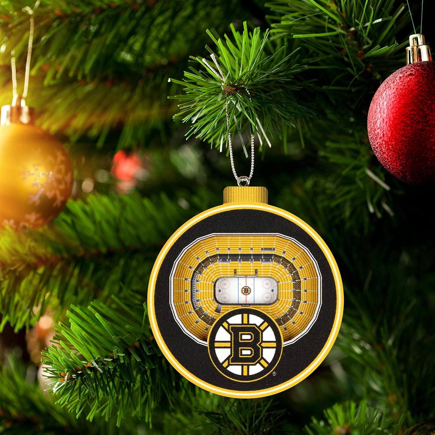 YouTheFan NHL Boston Bruins 3D StadiumView Ornament
