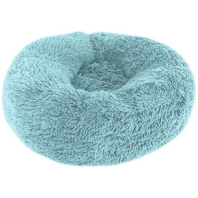 Cama para perros, Cama para mascotas, Cama para gatos, Sofá para perros, Sofá para gatos, Almohada esponjosa, Suave y lavable para gatos y perros Cian 50cm WD.WDQZL Hogar
