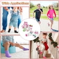 thumbnail image 5 of Calcetines de algodón para bebés y niñas, calcetines invisibles hasta el tobillo para niños pequeños Adepaton BST3004637-1, 5 of 5