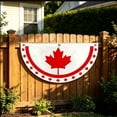thumbnail image 2 of Half Flag Banner for Wall Hanging, Country Flag Party Decoration, Half Circle Hanging Bunting for Indoor Outdoor Events, UK Italy Mexico New Zealand France Germany Canada Styles, 2 of 5
