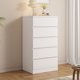 thumbnail image 2 of Cómoda de madera maciza, dormitorio, salón, combinación de cabecera, mueble de almacenamiento contra la pared, 2 of 4