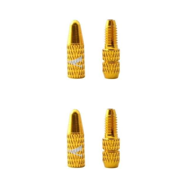 VONKY Bike Cable End Cap Ends Crimps Ferrules Efficient and Dependable Shifter Golden 18.4x3.7mm 2Set