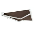 thumbnail image 4 of Awntech 24 Ft Key West Manual Heavy Duty Patio Retractable Awning with Cassette (288in x 9.38in x 120in), Brown, 4 of 8