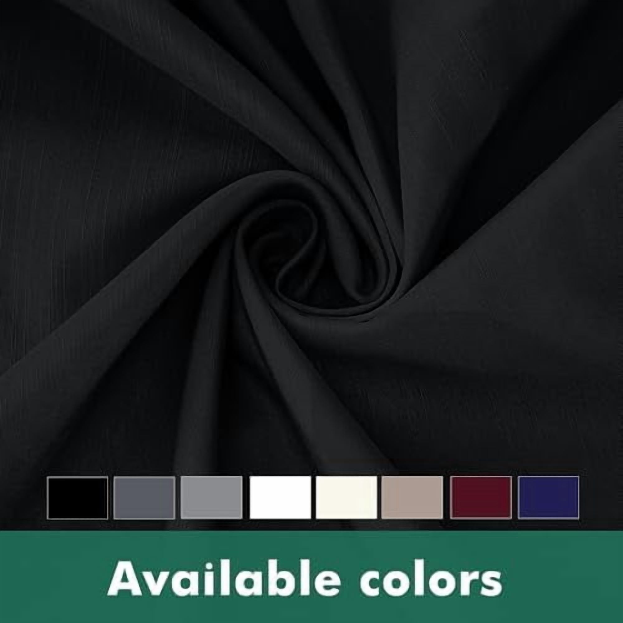 Wrap Around Bed Skirts with Split Corners for King Beds 15" Drop, Black Adjustable Elastic Dust Ruffles Easy Fit Wrinkle Resistant Silky Luxurious Fabric Machine Washable