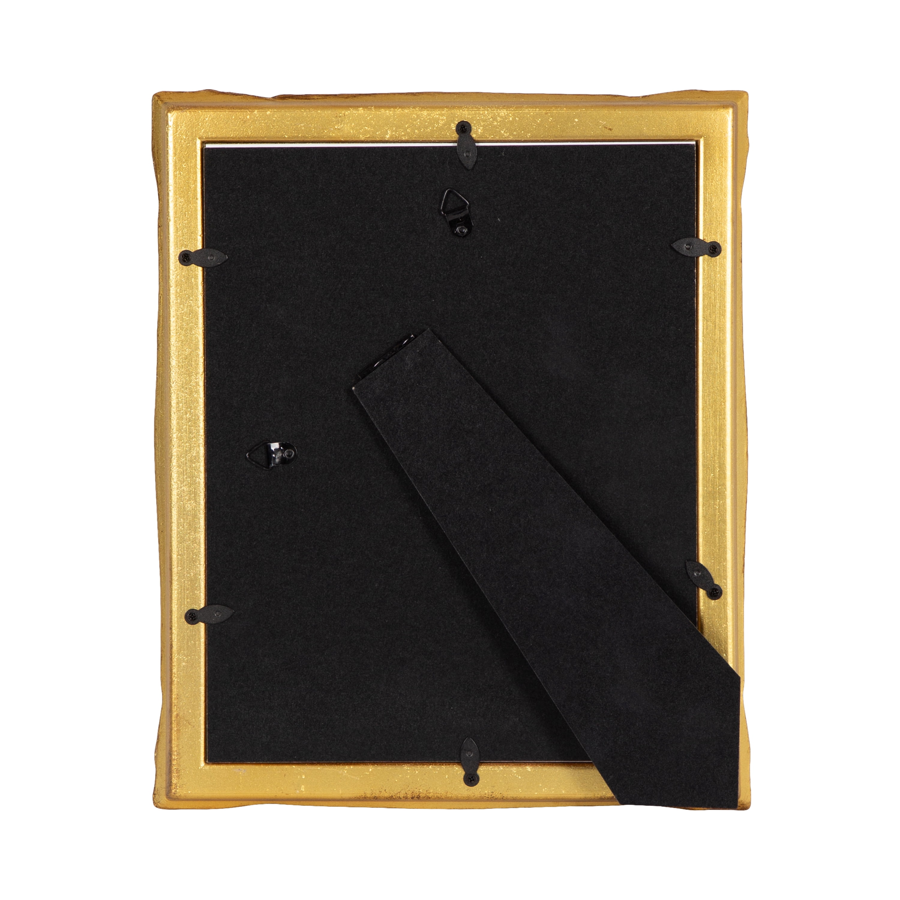 DesignOvation – 8x10 Picture Frame – Baroque Antique Gold Tabletop Photo Frame