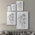 thumbnail image 4 of Wild Roses Sketch Premium Gallery Wrapped Canvas - Ready to Hang, 4 of 9
