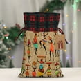 thumbnail image 5 of Wukai Dancing African Women Print Christmas Burlap Bags,Drawstring Christmas Burlap Goody Gift Candy Bags Xmas Burlap Treat Bags for Candy Wrapper Xmas Party Favors-Black, 5 of 8