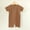 Brown#1, variant on CheerKidz Baby Boys and Girls Romper Sleeveless Jumpsuit Solid Color Short Sleeve Outfit for Toddler Comfortable Breathable Summer Casual Wear(Brown,3-6 Months)