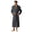 Purple, variant on SELONE Mens Robes Plush Comfy Flannel Bathrobe Lace up Side Argyle Long Sleeve Towel Robe with Pockets Home Sleepwear