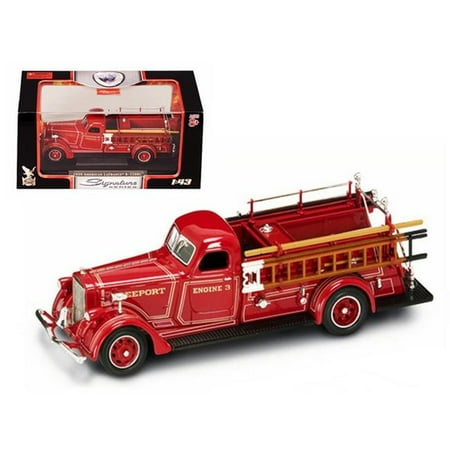 Signature Fire Engine 1939 American LaFrance B-550RC Fire Engine Red 1/43 Diecast Car Model by Road Signature ()
