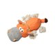 thumbnail image 2 of Juguetes De Plástico Juguete de peluche naranja chillón para perros, de látex, para masticar durante la dentición, interactivo para aliviar el aburrimiento (1 unidad). JASKFLY, 2 of 8