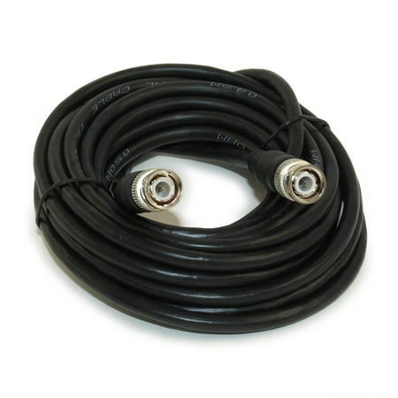 20ft BNC Plug RG59/Coax Cable Male to Male Nickel Plated