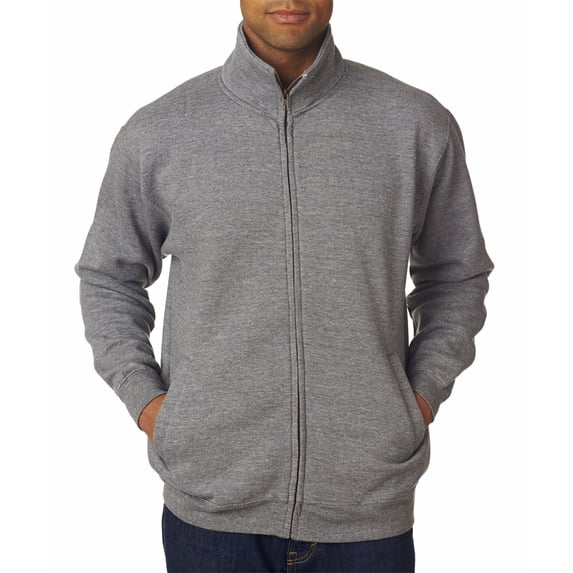 Weatherproof Men's Cross Weave Full-Zip Warm-Up Sweatshirt