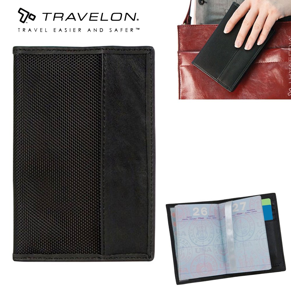 Travelon TRAVELON Passport Case Wallet with RFID ID Lock Men Women