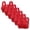 Red, variant on Gray Womens Bras Nursing Front Closure Wirefree Breastfeeding Large Bust Mastectomy 6 Pack Bras M