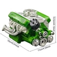 thumbnail image 6 of OIUR V8 Engine Model Resin V8 Small-Block Engine Statue Miniature V8 Engine Figurine Collectible Gift for Adults Car Enthusiasts, 6 of 7