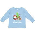 thumbnail image 3 of Inktastic My 2nd Christmas with Santa Reindeer and Tree Boys or Girls Long Sleeve Toddler T-Shirt, 3 of 5