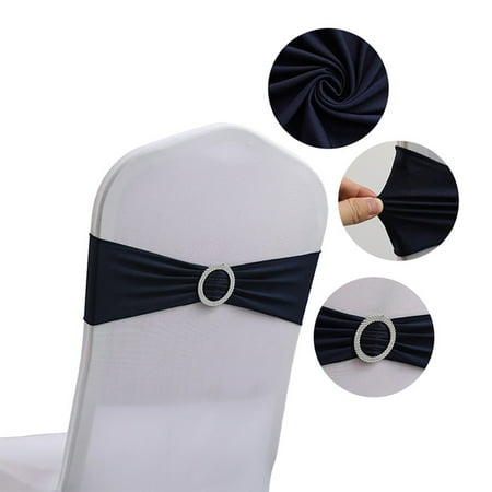 

Heiheiup Hotel Wedding Banquet Chair Back Cover Decoration Bow Chair Cover Chair Streamer Elastic Strap Event Dress for Women Party