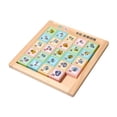 thumbnail image 3 of HILABEE Number Slide Puzzle Wooden Board Develop Intelligence Thinking Ability Cognition 24 Blocks, 3 of 9