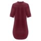 thumbnail image 4 of Camisa Mini vestido elegante para mujer, traje de vacaciones de lino y algodón de media manga (rojo vino XXL) Kuymtek Vino rojo T XXL para Mujer, 4 of 7