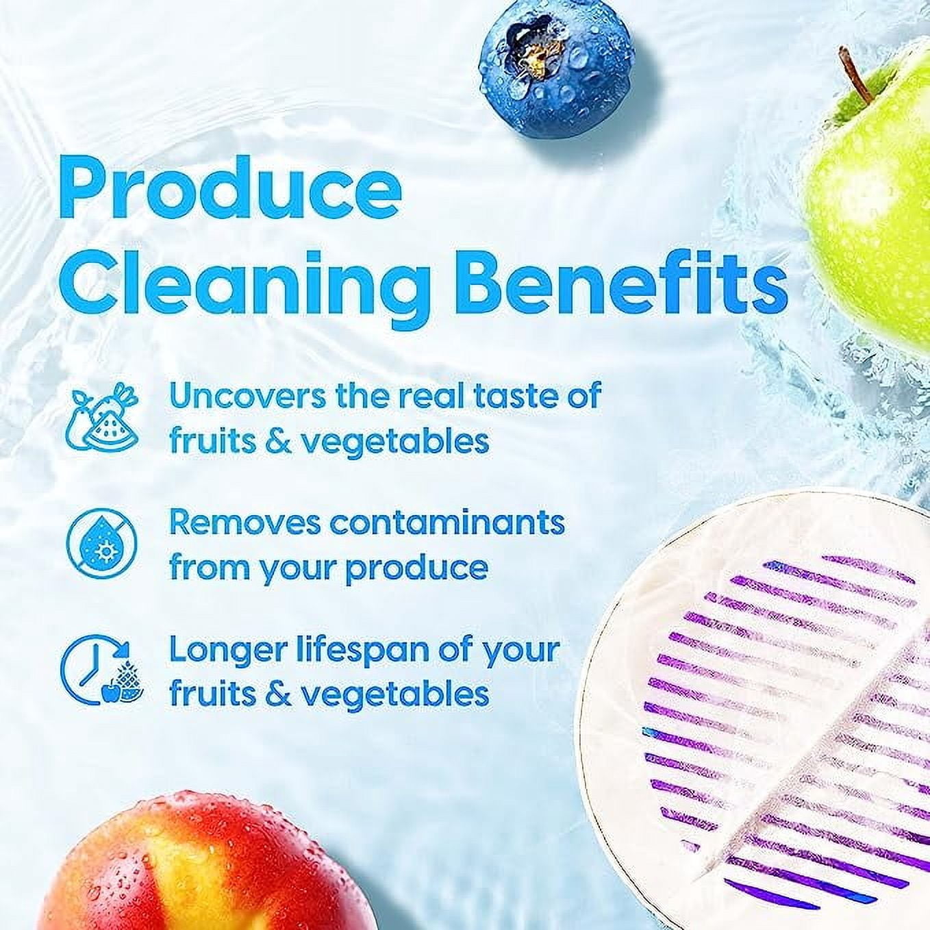 AquaPure Fruit and Vegetable Washing Machine, Produce Purifier, Waterproof Vegetable Cleaner