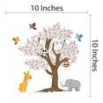 thumbnail image 3 of Floral Peel and Stick Cherry Blossom Themed-Cherry Blossom themed Tree with Animals -wall Decoration For Home-Easy to use- Vinyl Made Stickers--Size: 10" x 10"., 3 of 3