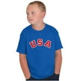 thumbnail image 4 of USA United States Patriotic 4th July Crewneck T Shirts Boy Girl Teen Brisco Brands L, 4 of 6