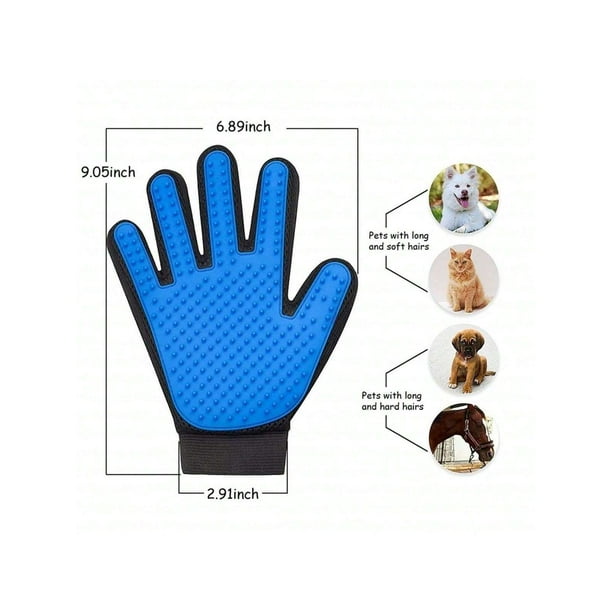 Cat Grooming Glove For Cats Wool Glove Pet Hair Deshedding Brush Comb Glove For Pet Dog Cleaning Massage Glove For Animal Sale Bodega Aurrera en linea