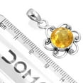 thumbnail image 2 of Citrine Quartz Pendant 925 Sterling Silver Handmade Jewelry, 2 of 3