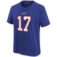 thumbnail image 2 of Youth Nike Josh Allen Royal Buffalo Bills Player Name & Number T-Shirt, 2 of 3