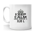 thumbnail image 2 of JAGUAR XJ8 L Keep Calm and Drive Coffee Tea Ceramic Mug Office Work Cup Gift 15 oz, 2 of 3