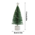 thumbnail image 3 of 2PCS Mini Christmas Tree with LED Lights and Star,Small Artificial Tabletop Xmas Tree on Gift Base,Pre-Lit DIY Holiday Decor for Home,Desk,Office, Mantel,Christmas Village Display(6.69Inch), 3 of 8