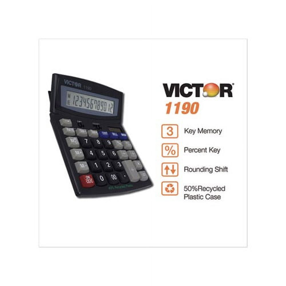 1190 Executive Desktop Calculator 12-Digit LCD - image 2 of 4