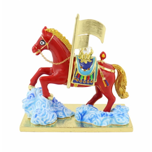 Feng Shui Bejeweled Windhorse Over the Sea