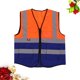 thumbnail image 2 of Chaleco reflectante de alta visibilidad, chaleco de seguridad ligero para trabajo, seguridad, emergencias, voluntarios, tráfico, construcción, saneamiento (naranja), 2 of 7