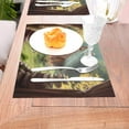 thumbnail image 5 of XMXY Woven Placemats Set of 4 PCS, hobbit house lake Table Mats Washable Heat Resistant Placemats, 5 of 6